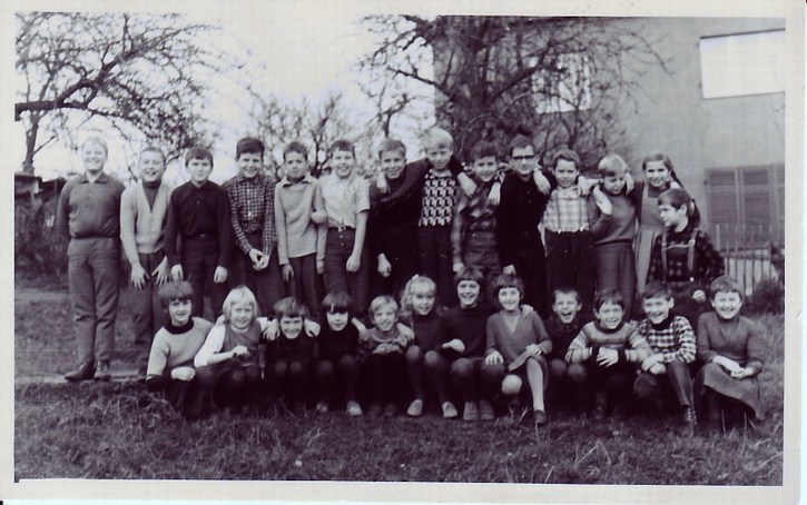 Klassenfoto Schuljahrgang 1966 - 4.Klasse 1970