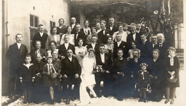 Hochzeit der Tochter vom Malermeister Sander  1930